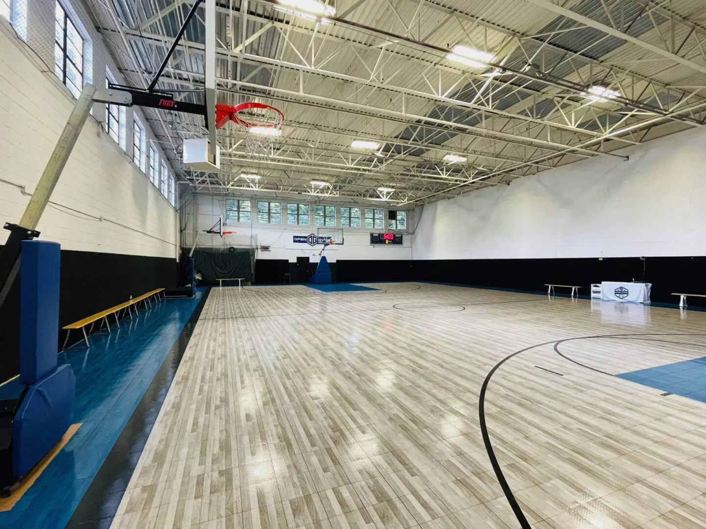 a basketball court